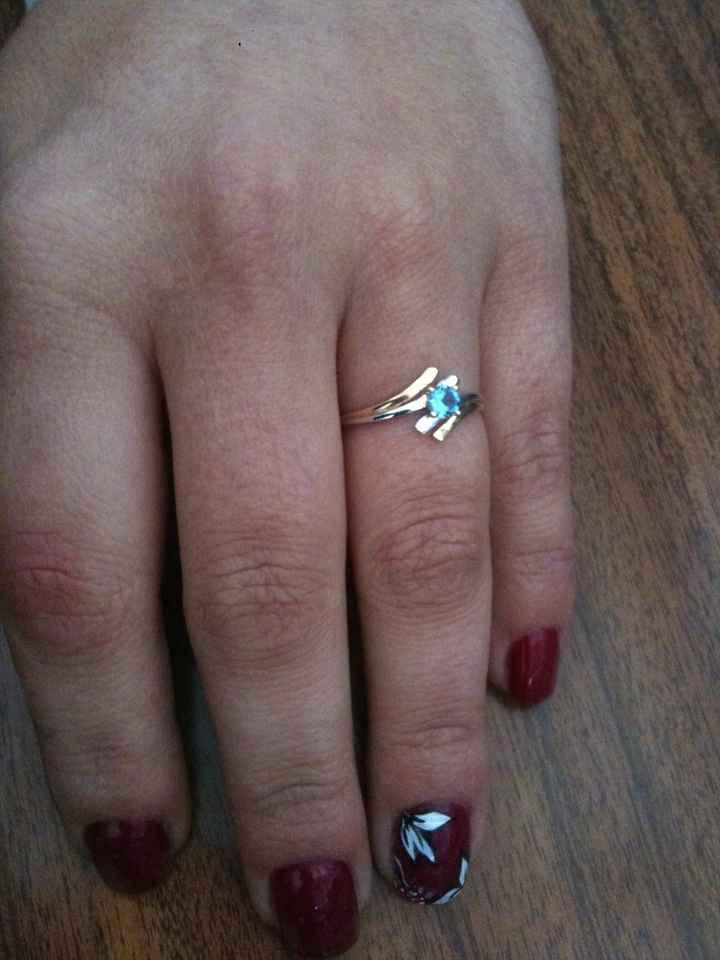 o meu anel de noivado
