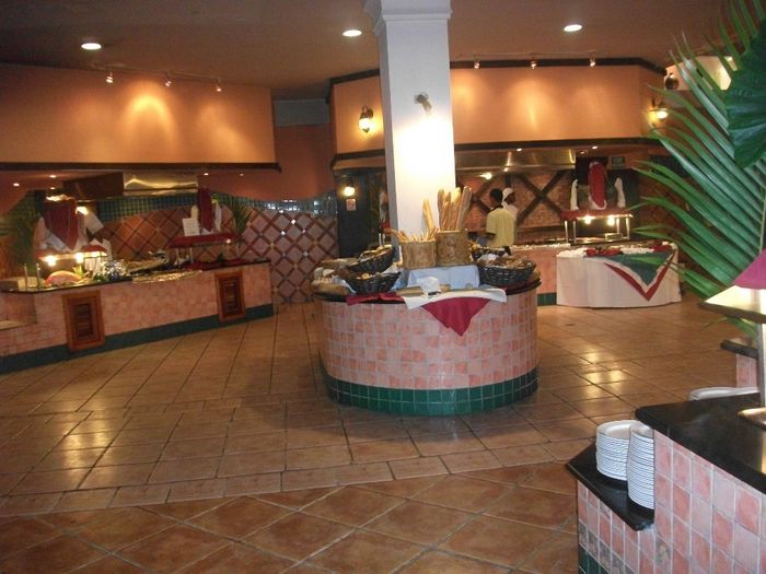 Um dos restaurante Buffet