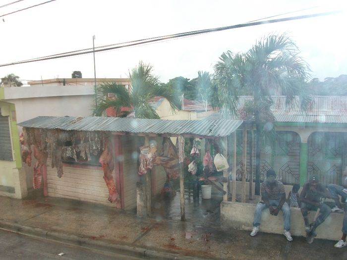 Caminho da Excursão - Famosa Carne pendurada