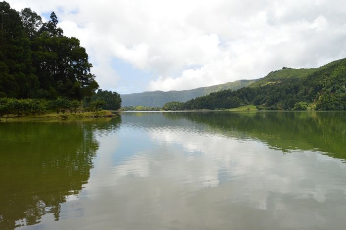 Lagoa Verde vista de baixo