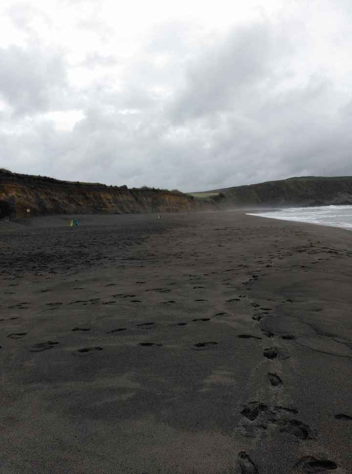 Praia de areia preta
