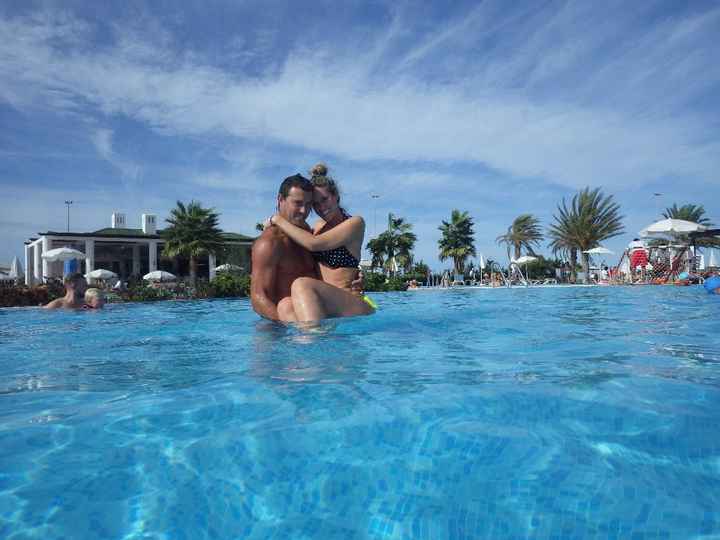 Uma das Piscinas do Hotel
