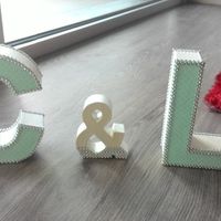 Letras para a mesa dos noivos 