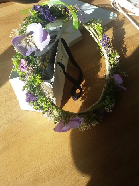 Tiaras de flores para as meninas - 1