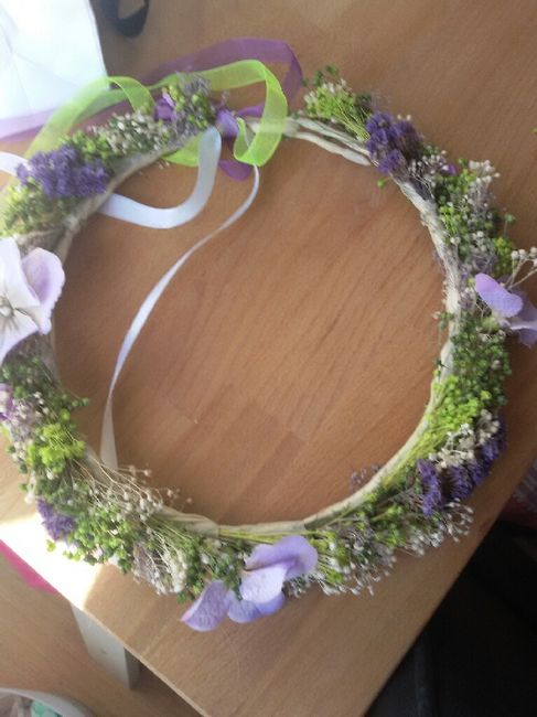 Tiaras de flores para as meninas - 2