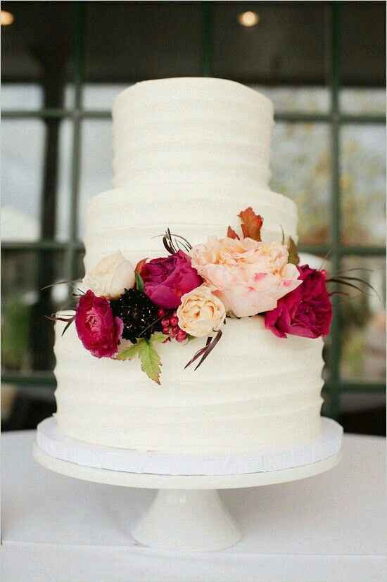 Diferentes tipos de bolo de casamento - 2