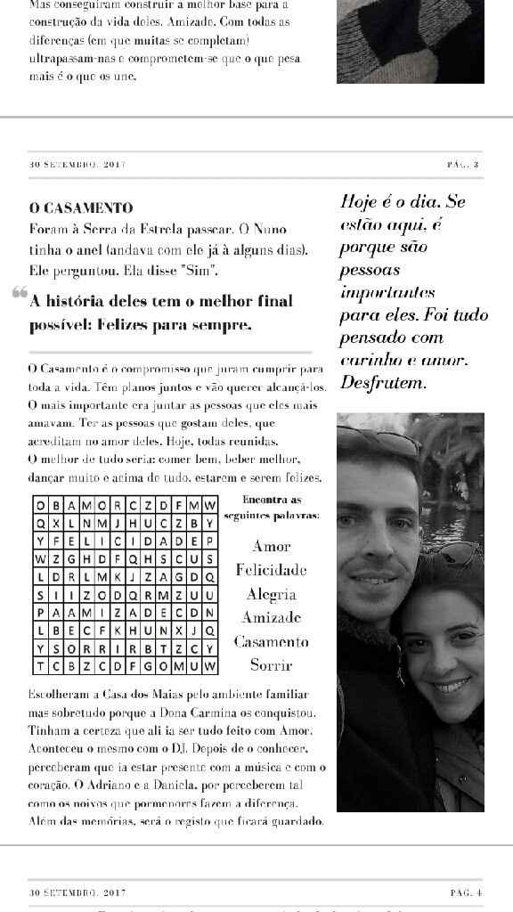 Jornal do casório - 3