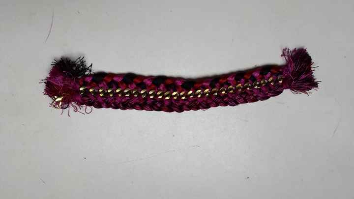DIY - pulseira de cordão - 1