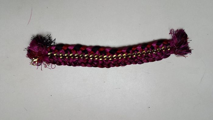 DIY - pulseira de cordão - 1