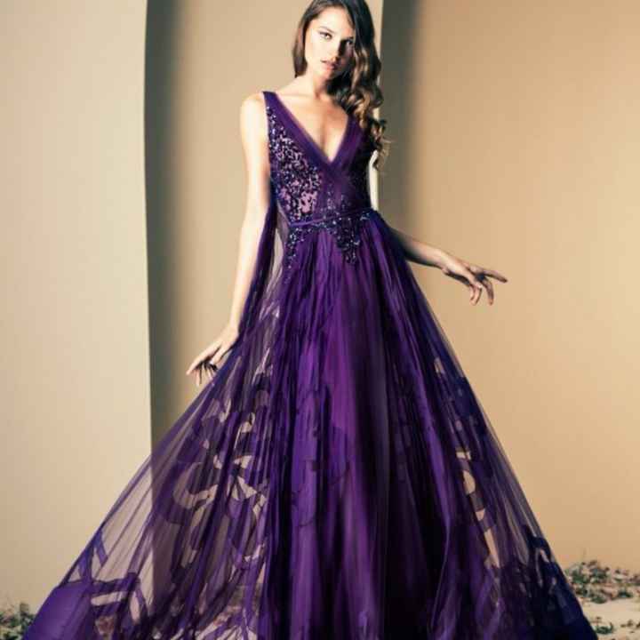 Vestido de noiva Roxo - 4