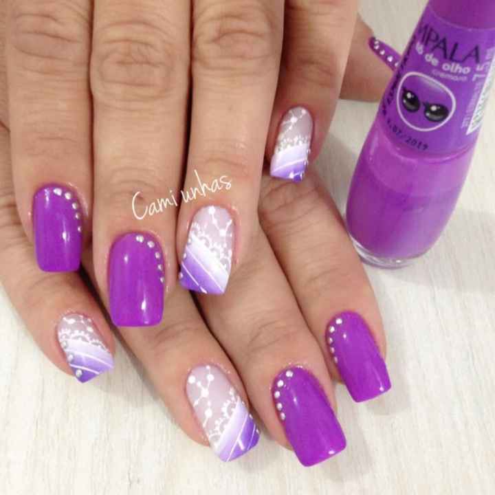 Maquiagem e manicure... Roxo 🌈 - 8