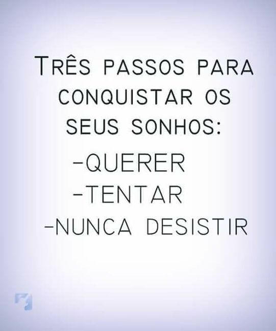 Como conquistar os nossos sonhos! - 1