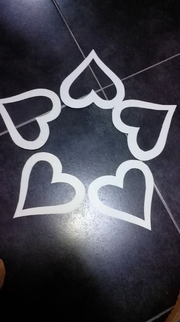 Corações para marcadores de mesa diy #2 - 7