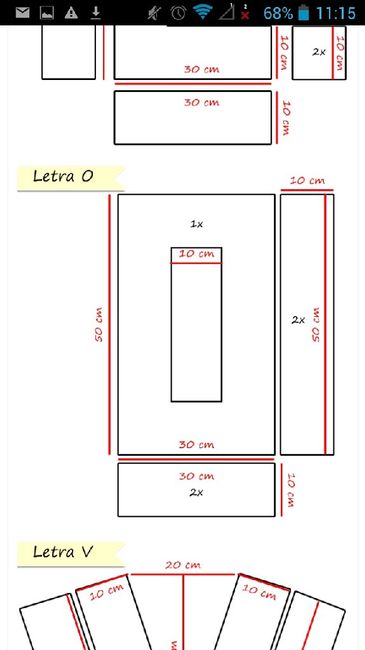 Letras grandes diy:instruções - 3