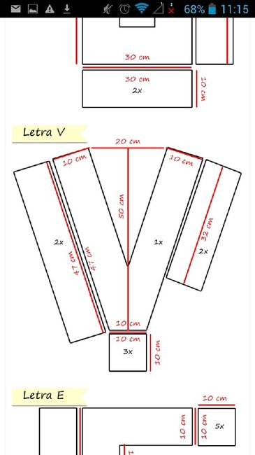 Letras grandes diy:instruções - 4