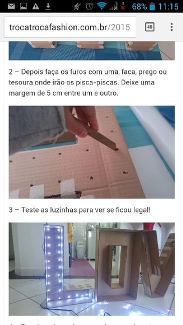 Letras grandes diy:instruções - 6