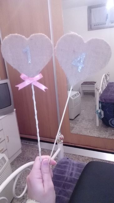 Corações para marcadores de mesa diy #6 - 4