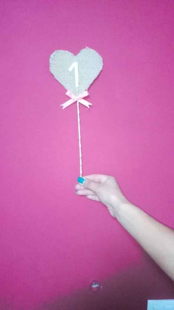 Corações para marcadores de mesa diy #5 - 6