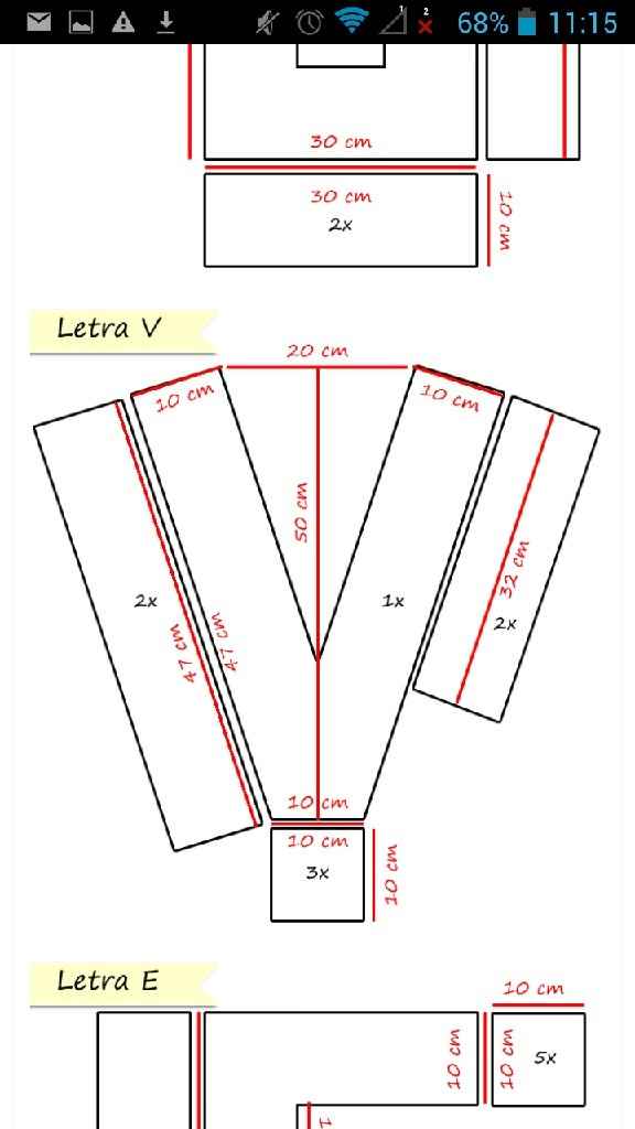 Letras grandes diy:instruções - 4