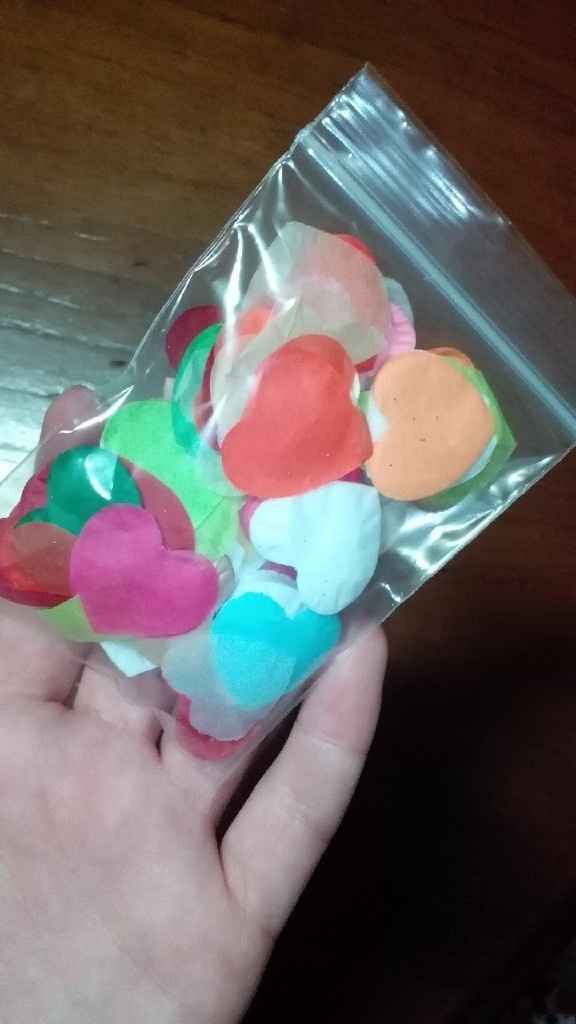 Confetis em formato coração! - 1