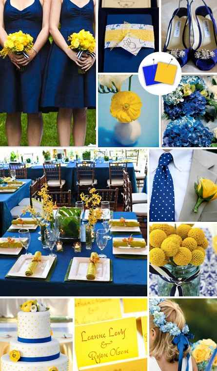 amarelo e azul
