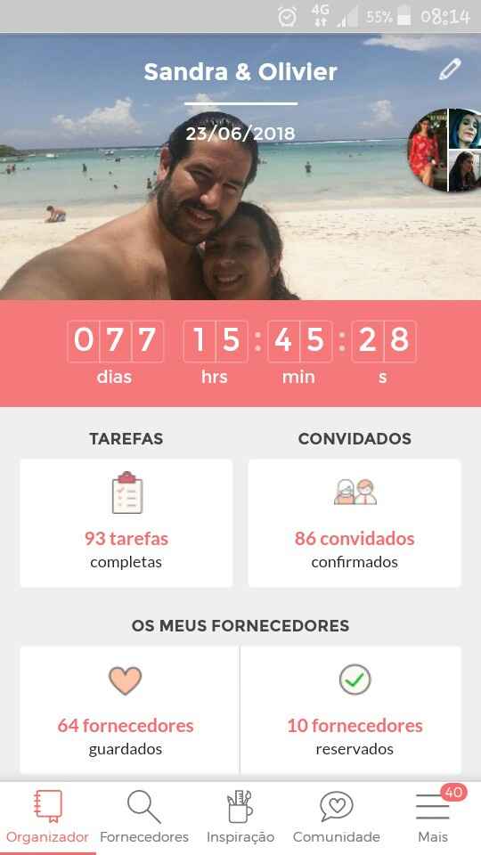 Confirmações dos convidados - 1