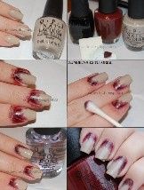 unhas da noiva XD