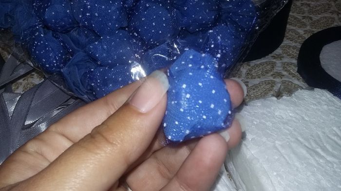 rosinhas para a decoração e carro
