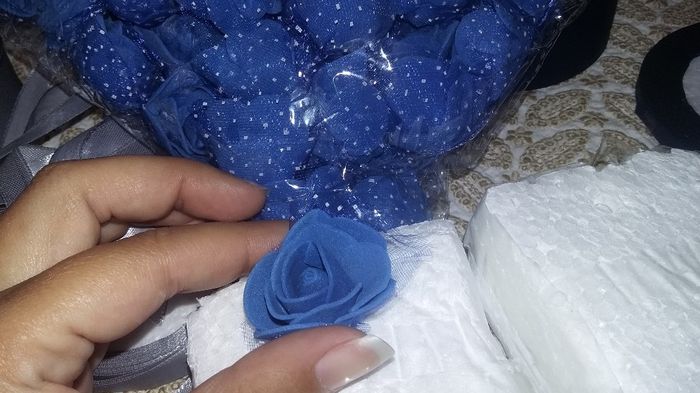 rosinhas para a decoração e carro