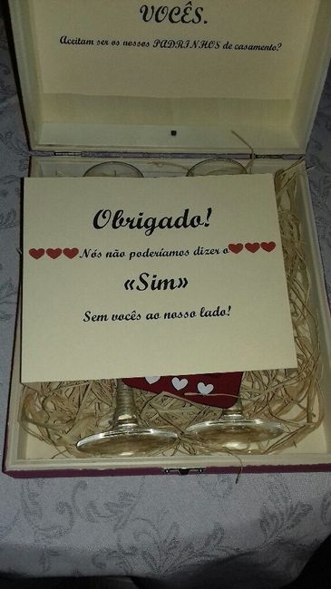 Convites para os padrinhos - 4