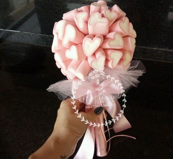 Alguem ja usou bouquet de Marshmallow no casamento? 1