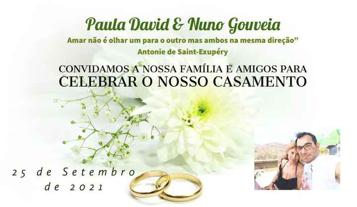 Convites feitos em casa - 1
