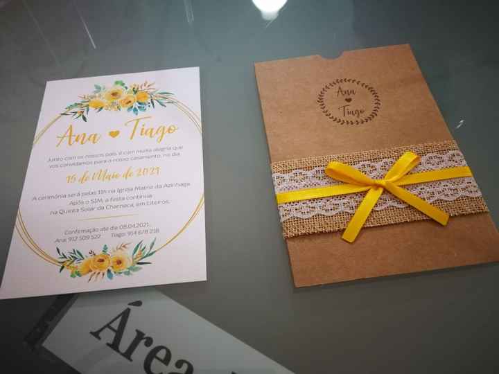 Simulação dos convites terminada - Mais um check concluido - 3