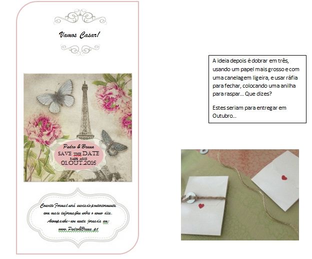 save the date vintage