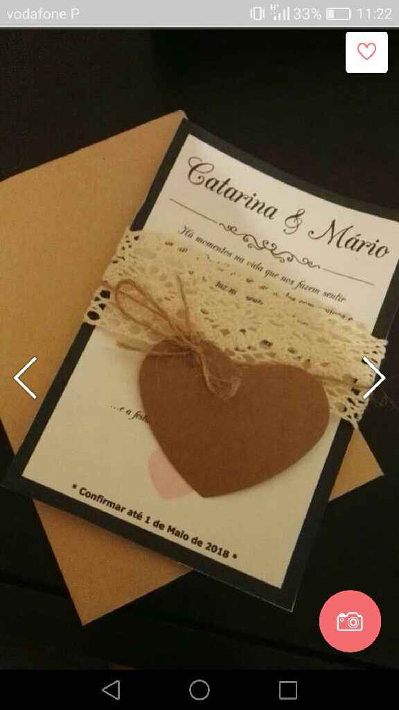 Os convites de casamento: já estão escolhidos? - 1
