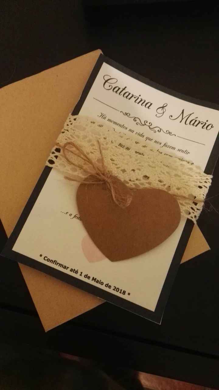 Convite casamento