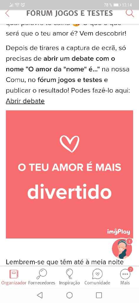 o amor da Jessica é... - 1