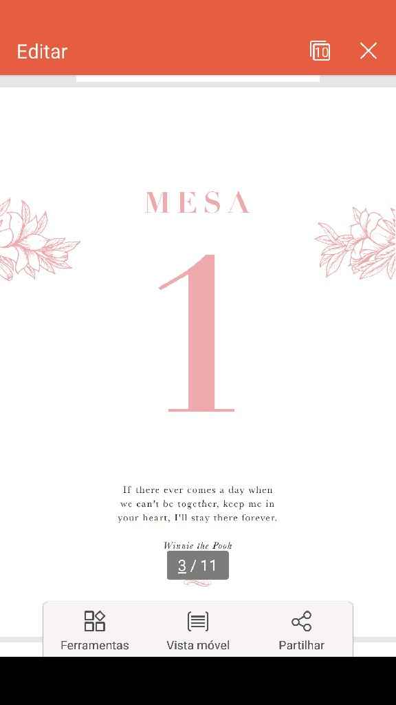 Marcadores de Mesa + Suportes - 2