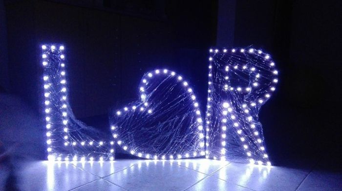 Letras luminosas