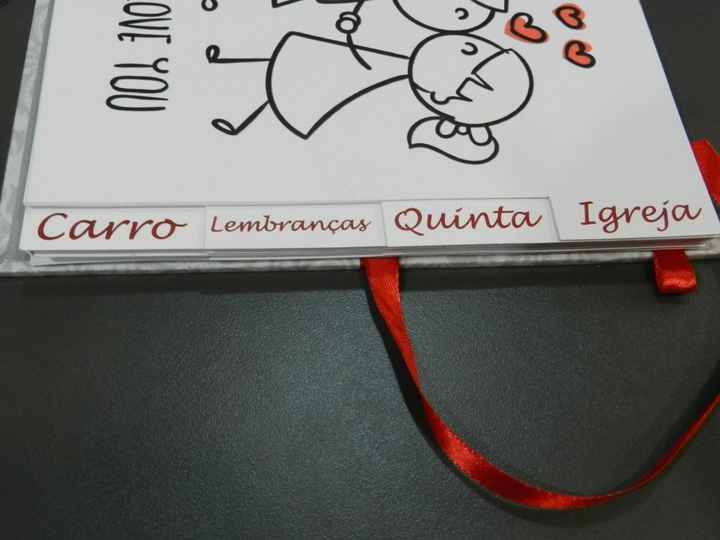 Agenda da noiva