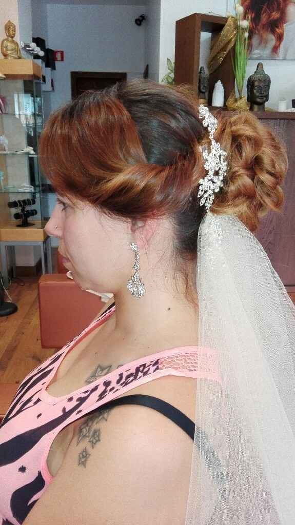 Prova penteado e make up... check - 2