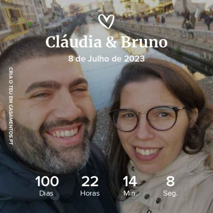 100 dias para o dia c - 1