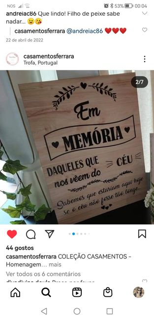 Vão homenagear alguém especial no vosso dia C? 4