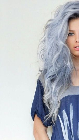 Azul e platinado