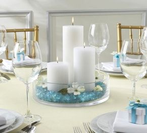 Centro de mesa e lembranças