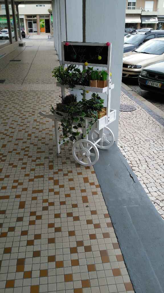 Carrinho para a entrada da igreja - 1