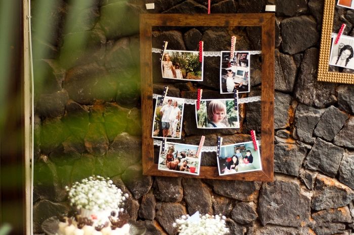 Fotos presas com molas
