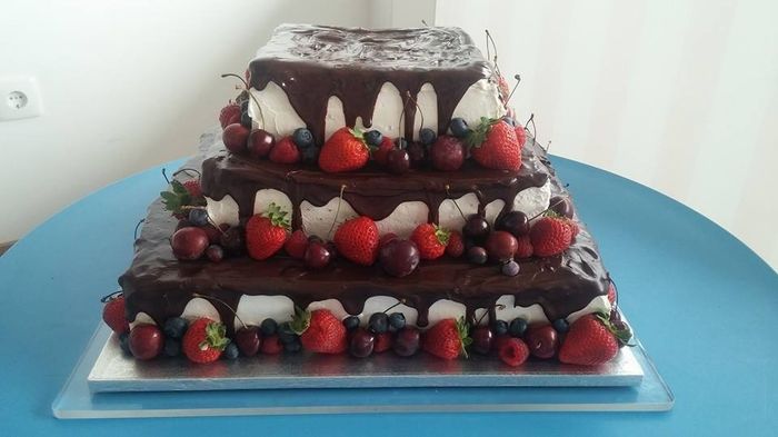 Bolo cobertura chocolate