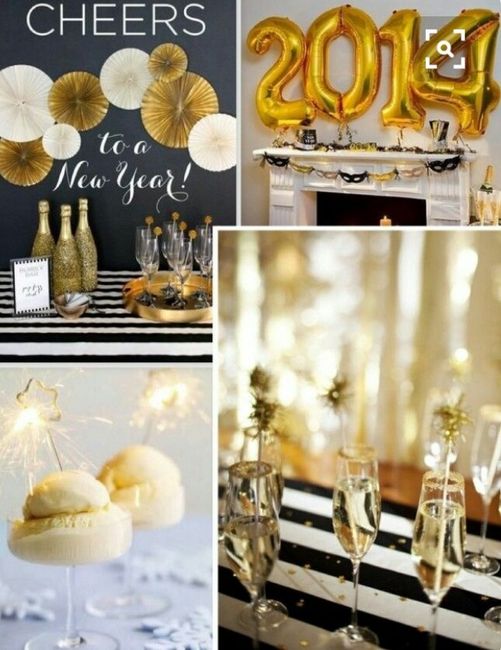 Decoração num casamento na passagem de ano - 2