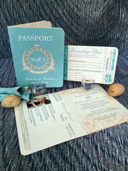 Convite estilo passaporte - 4